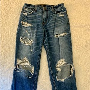 Abercrombie Annie High Rise Girlfriend Jean